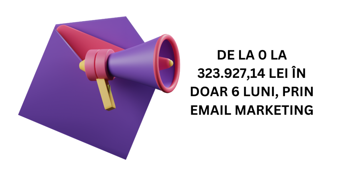 Studiu de caz: De la 0 la 323.927,14 lei în doar 6 luni, prin Email Marketing
